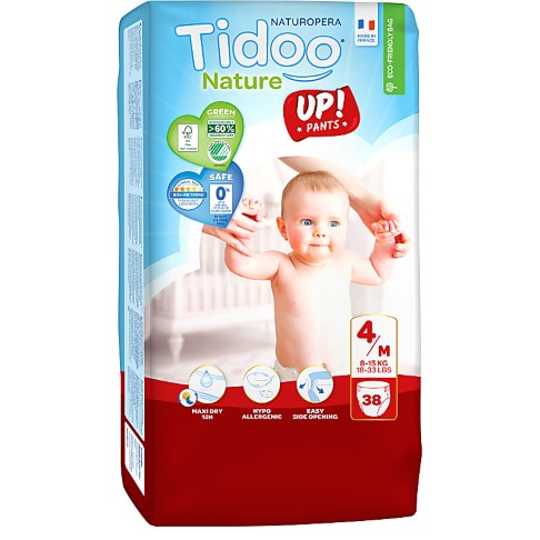 Tidoo - Pull Up Pants - Größe 4 (38Stück)