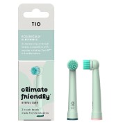 Tio 100% pflanzenbasierte Ersatzköpfe für Oral-B Zahnbürsten Lagoon & Grün