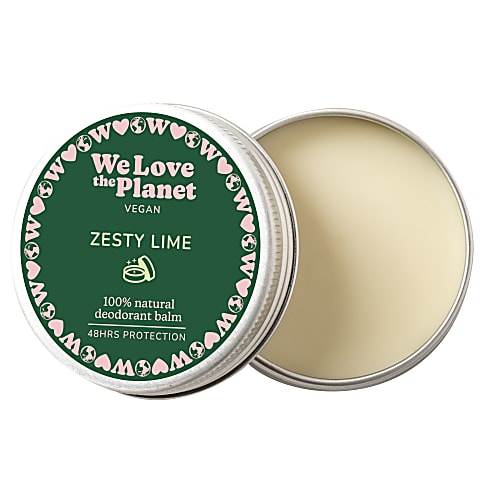 We Love The Planet Vegan Deodorant Balsam Zesty Lime 35g