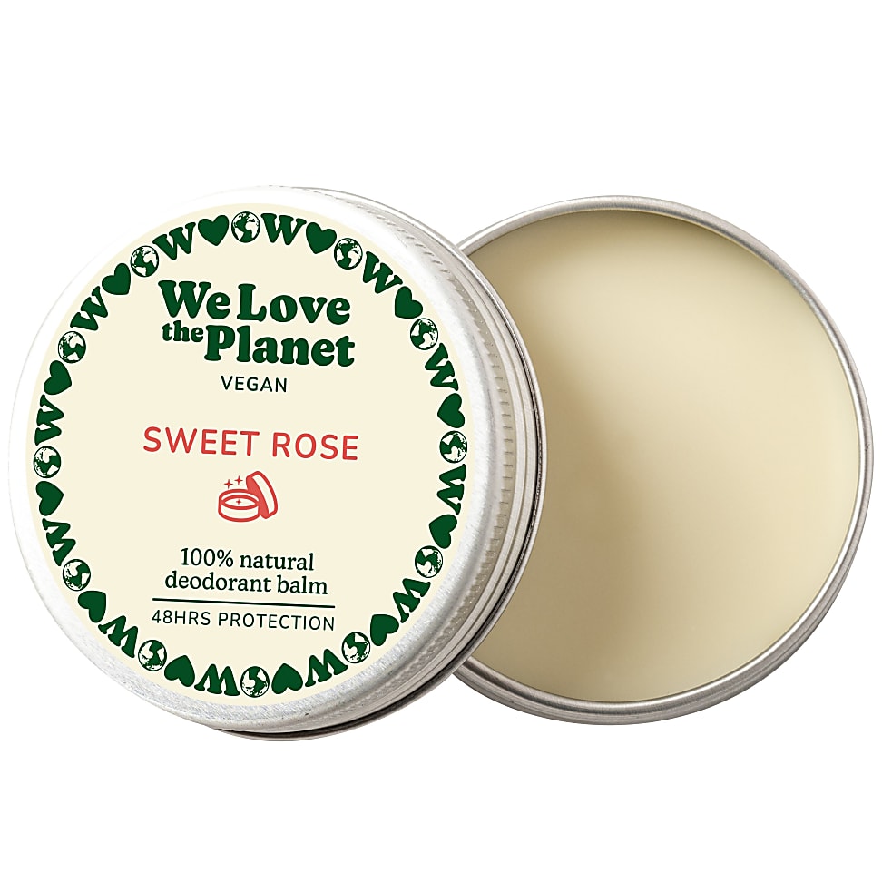 We Love The Planet Vegan Deodorant Balsam Sweet Rose 35g