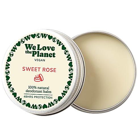 We Love The Planet Vegan Deodorant Balsam Sweet Rose 35g