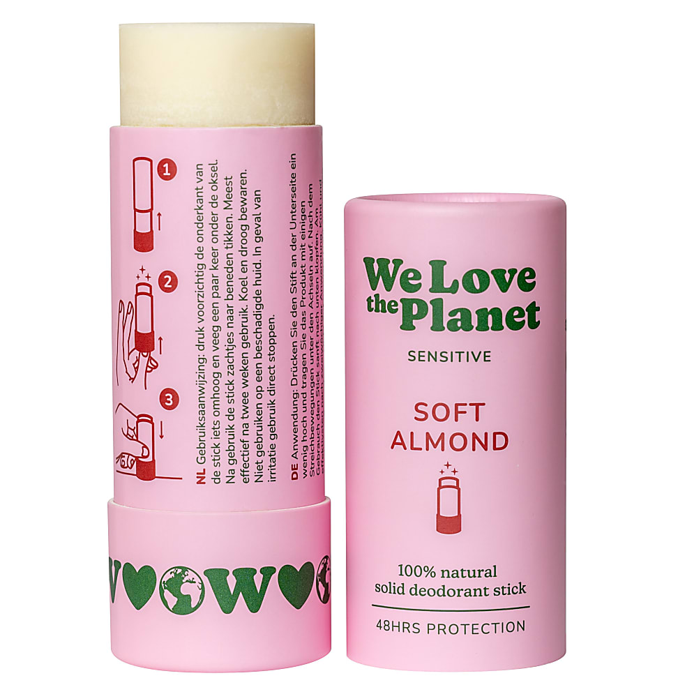 We Love The Planet Deodorant Soft Almond (Sensitive) 40g