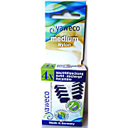 Yaweco Ersatzköpfe für die Zahnbürste - Nylon Medium (4 Ersatzköpfe)