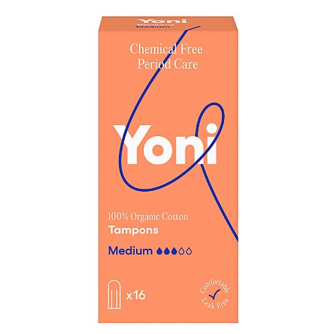 Yoni Tampons Medium aus Bio Baumwolle