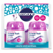 Ecozone Forever Flush Toilet Block 2000 Indigo Twin Pack