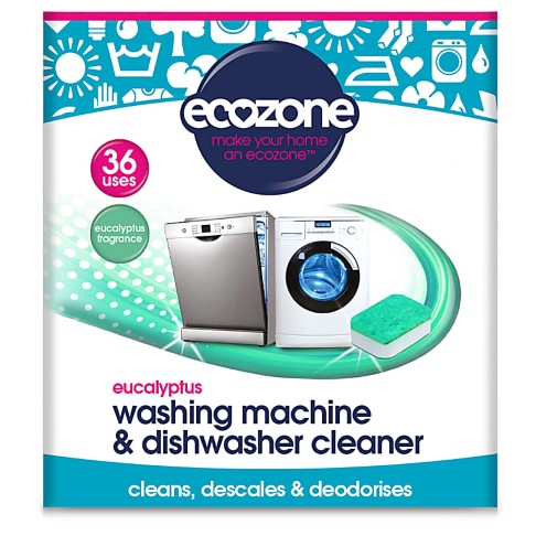 Ecozone Eucalyptus Waschmaschinen- & Spülmaschinen-Reiniger (36 Tabs)