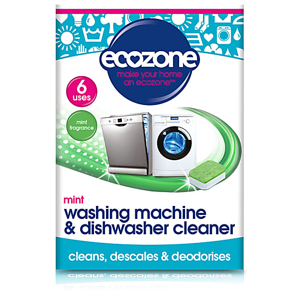 Ecozone Mint Waschmaschinen & Spülmaschinenreiniger (6 Tabs)